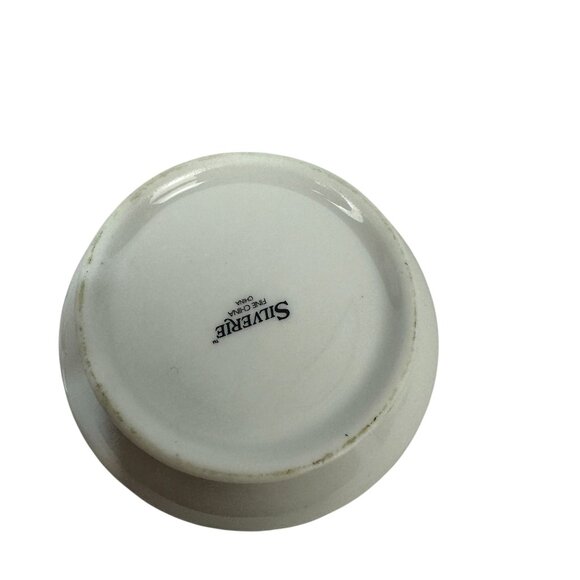 Sapphire By Silverie Sugar Bowl W/Lid Pink Blue White Flowers Platinum Trim - Picture 7 of 8